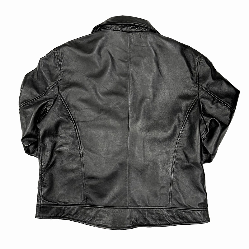Mo-LAWS 特大サイズ ビッグサイズ レザージャケット メンズ ダブル