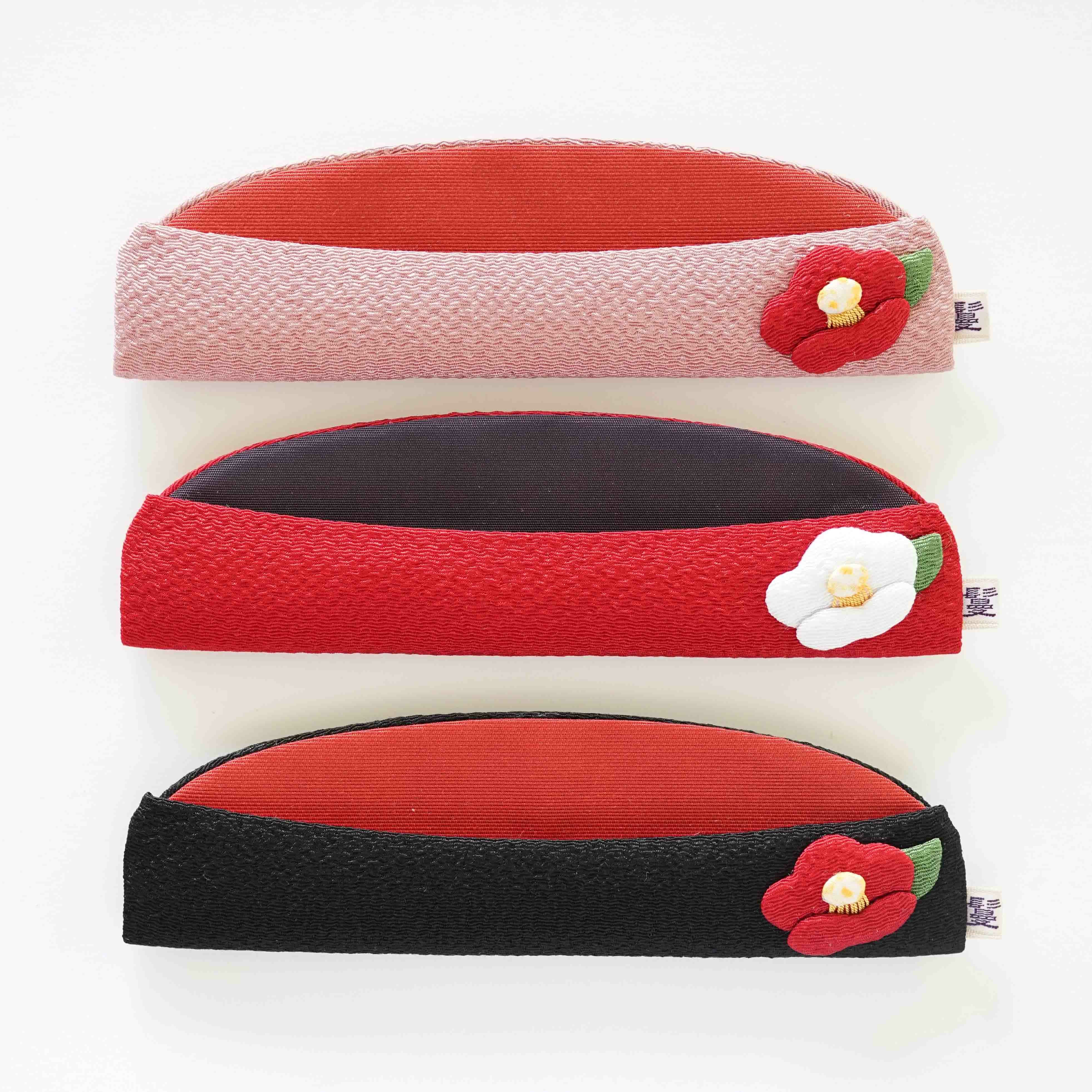 椿押絵 解き5寸用櫛ケース 【縦ざしタイプ】 | かづら清老舗オンライン