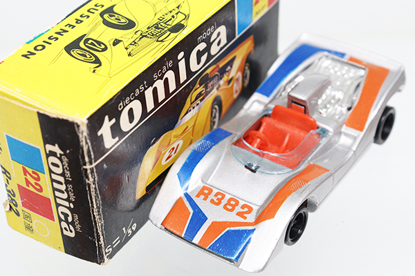 ミニカーショップ ケンボックス トミカ 黒箱☆22☆日産R-382(パール銀