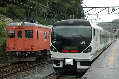大糸線キハ52 156首都圏色