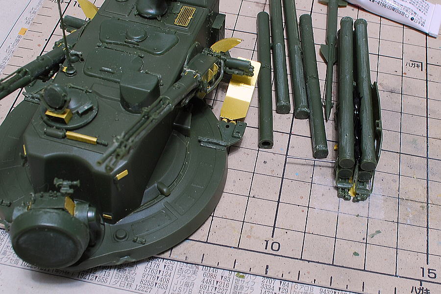 ツングースカ 2S6M ロシア軍対空自走砲 パンダホビー 1/35 組立と塗装