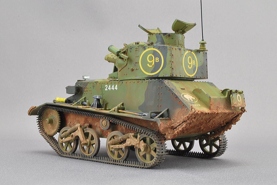 マーク6B MARK VI B イギリス軍軽戦車 バルカン 1/35 組立と塗装・製作