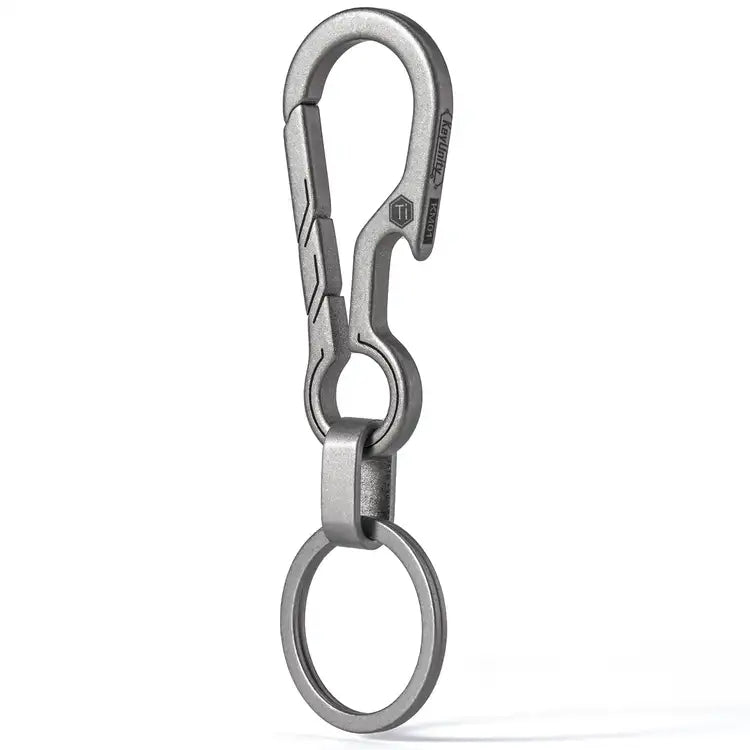 KeyUnity KM01 Titanium Alloy Keychain Clip with Bottle Opener