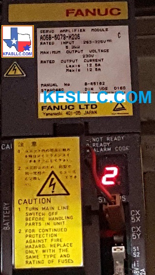 A06B-6079-H206 A06B6079H206 Fanuc Alpha Servo Amplifier Module