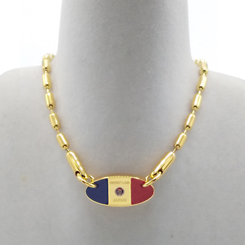 グッドハーツネックレス メタリック八角形 – 人・商品・サービスを通じ