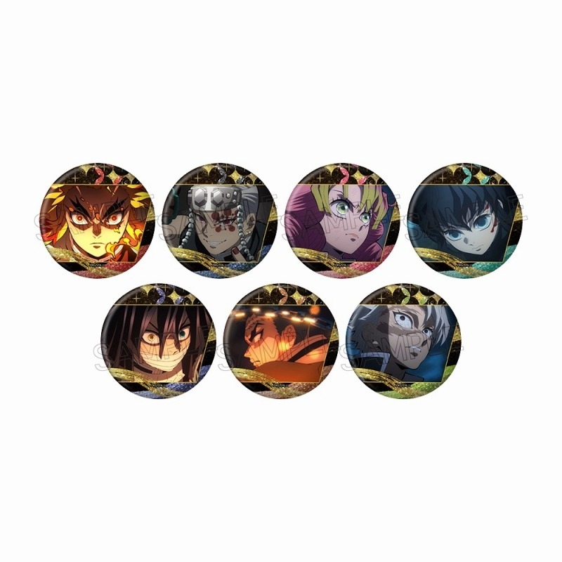 鬼滅の刃 グリッター 缶バッジ Vol. 3 A / B 【再販】【2025年9月下旬