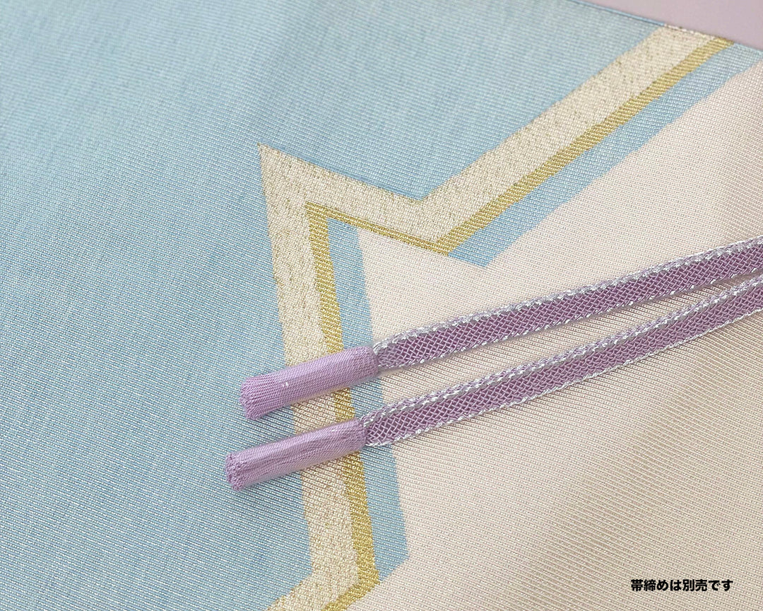 八寸名古屋帯 綴織 幾何学文 – 着物道楽みなとや