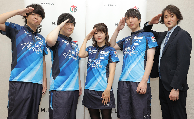 麻雀 Mリーグ U-NEXTパイレーツ ポロシャツ ユニフォーム LL、M2枚