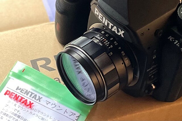 マウントアダプターKが届いたので、PENTAX K-1 Mark IIにSuper Takumar
