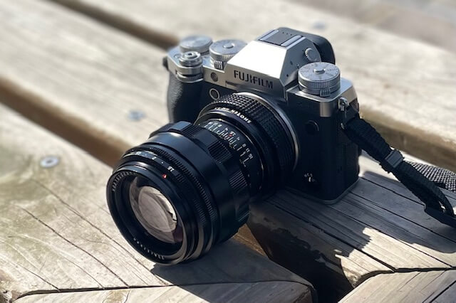 次はTTArtisan 75mm f1.5 M42マウントをFUJIFILM X-T5につけてみる