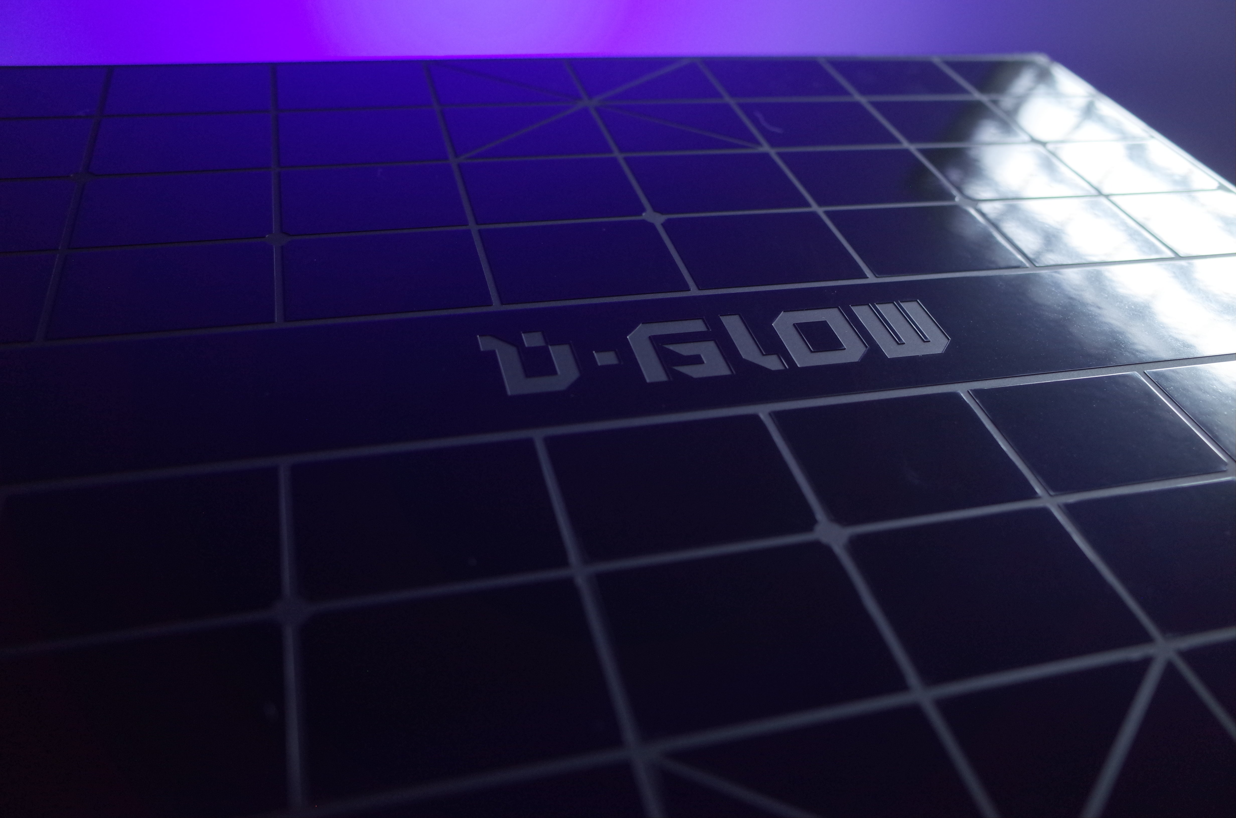 D-GLOW 氷晶 - ICE SPEED【ガラス製マウスパッド】