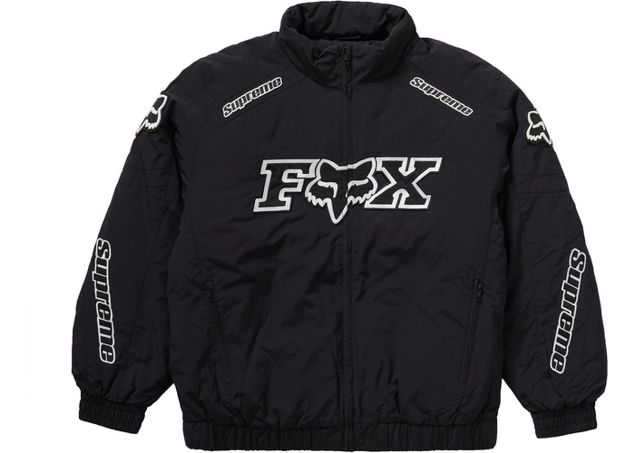 Buy Supreme Fox Racing Puffy Jacket Black Online in Australia