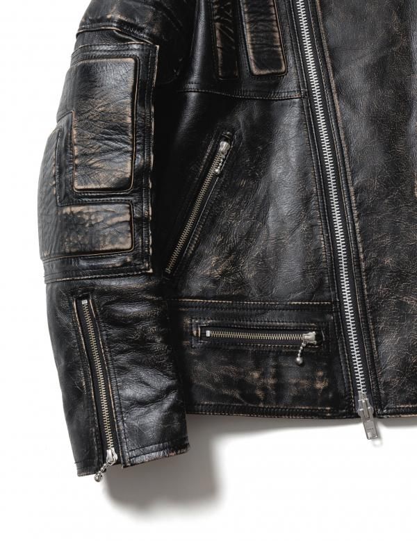 Sasquatchfabrix. BATTLE LEATHER JACKET – KIKUNOBU