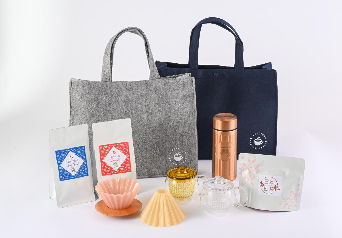 おしゃれなカフェグッズが詰まったお得なセットが登場 上島珈琲店が