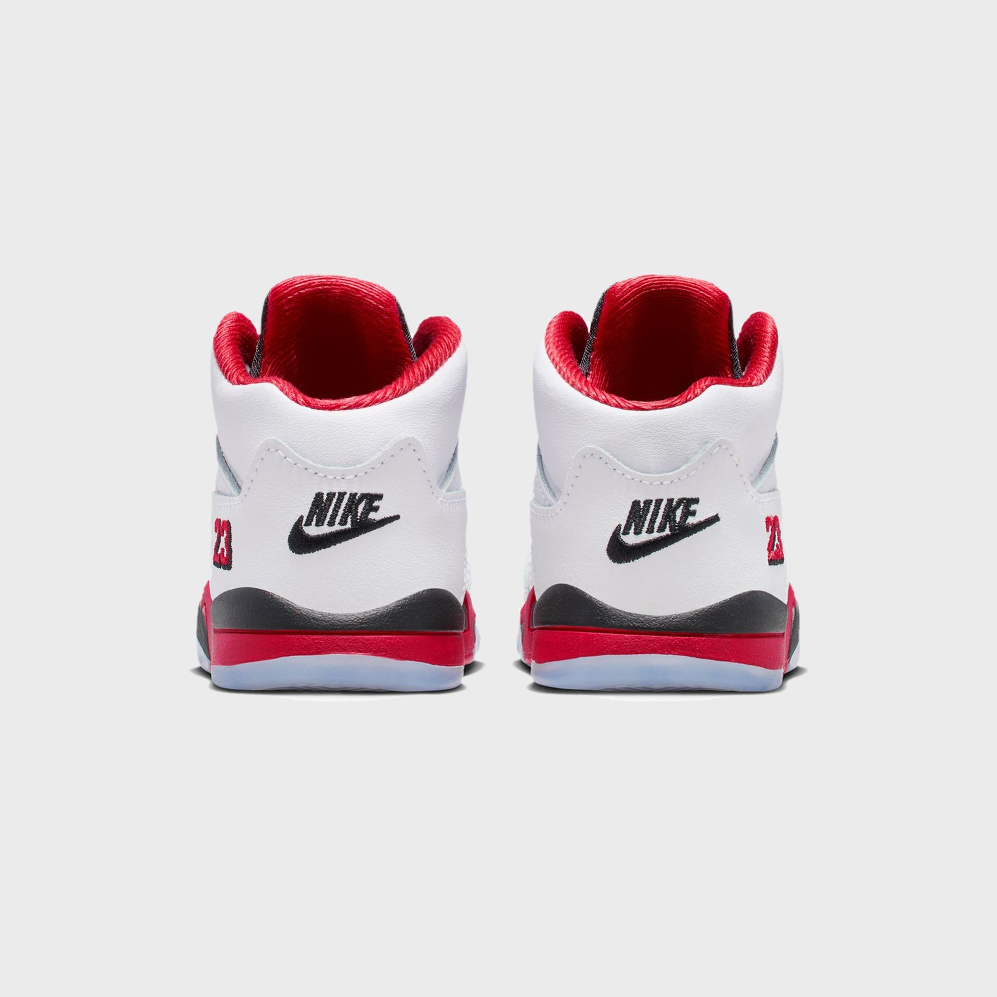 Nike TD Air Jordan 5 Retro OG - White / Fire Red / Black – Kith