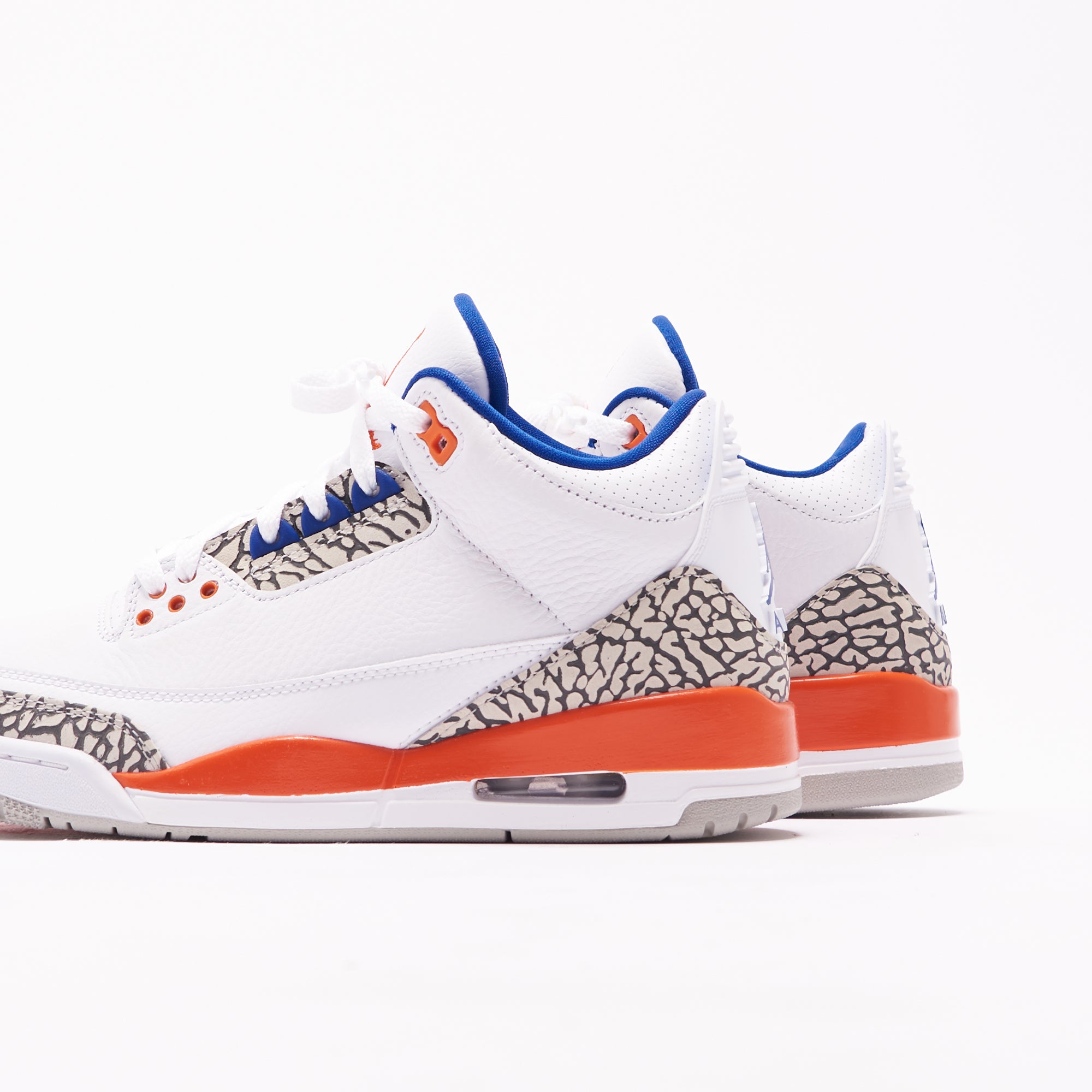 Nike Air Jordan 3 Retro - White / Orange / Grey / Royal – Kith