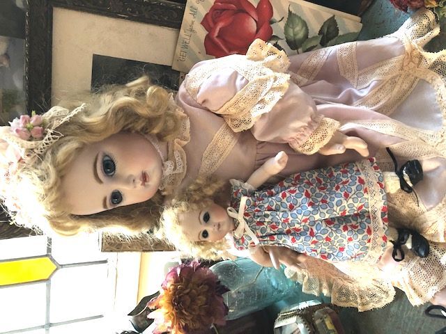 リプロビスクドール,フレンチ,デポゼEJジュモー,42cm,青目,ブロンド