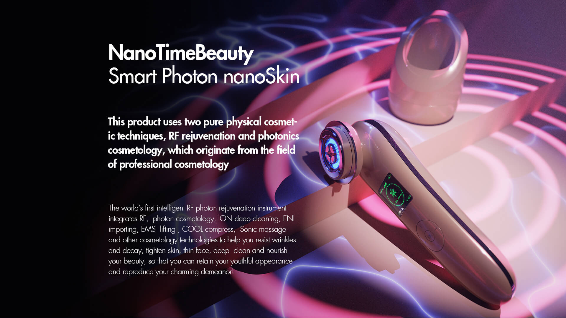 Smart photon NanoSkin - Product - nanoTime Beauty