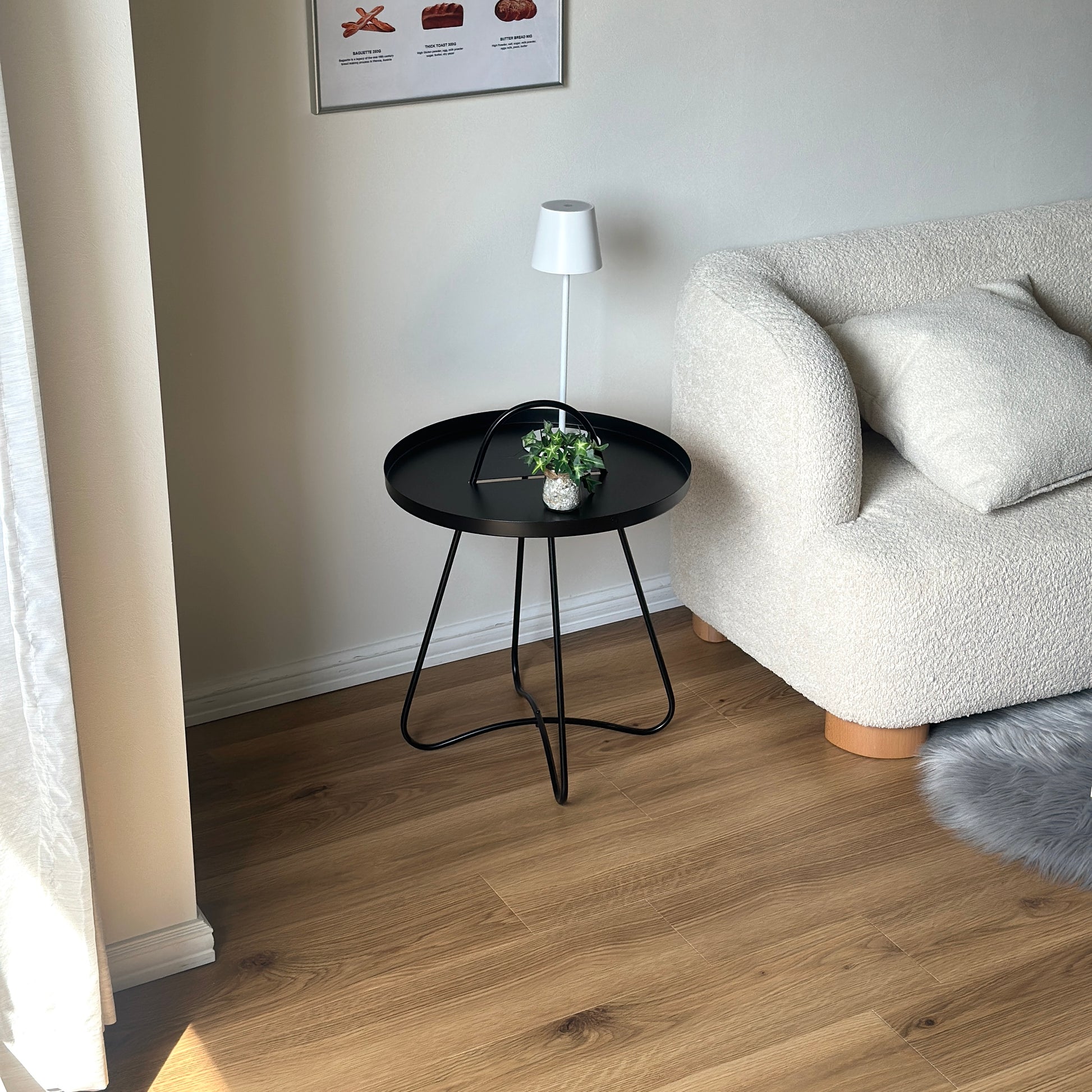 サイドテーブル｜ブラックサイドテーブル- territory