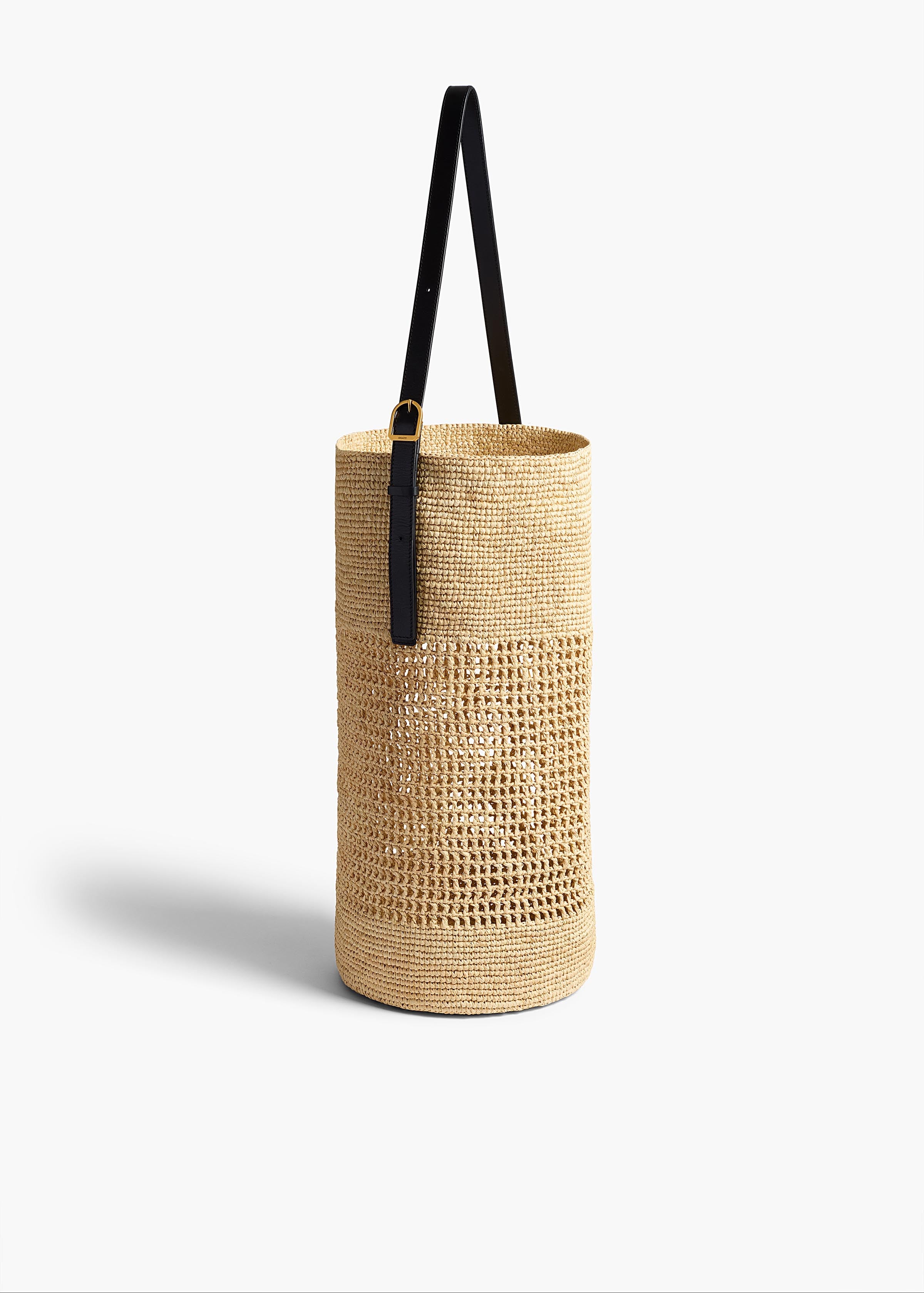 Billie Bucket Bag in Natural Raffia – KHAITE