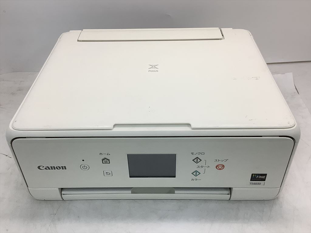 旧モデル Canon インクジェットプリンター複合機 TS6030 WH ホワイト