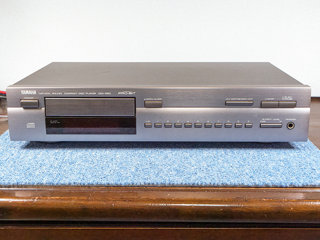 YAMAHA CDX-590の修理 - 家電、ジャンク品、故障品、オーディオ