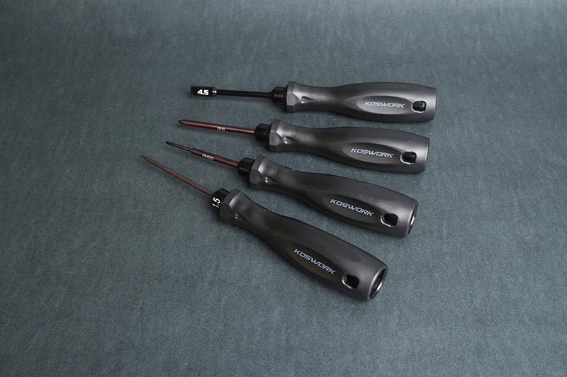 KOS13213 Mini-Z Mini Car Tool Set 4pcs/6pcs (Light Tri Handle