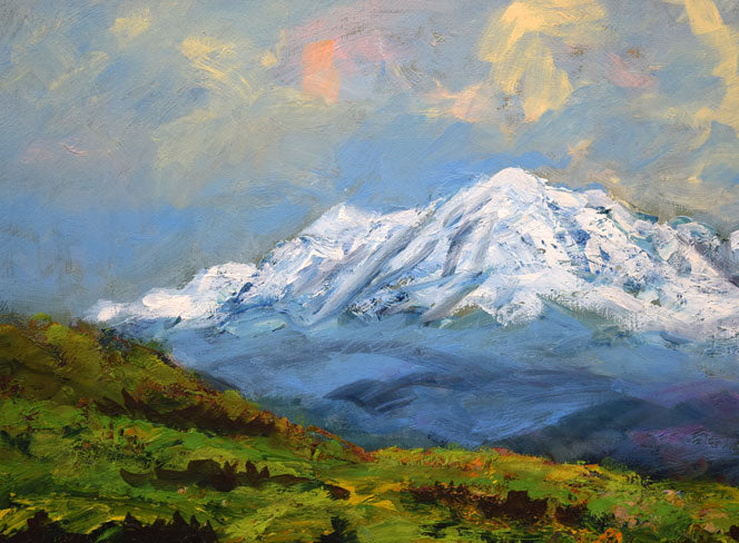 油絵 山 油絵 山 富士山油絵 風景画 油絵 絵画(油絵) Zx Paintings for