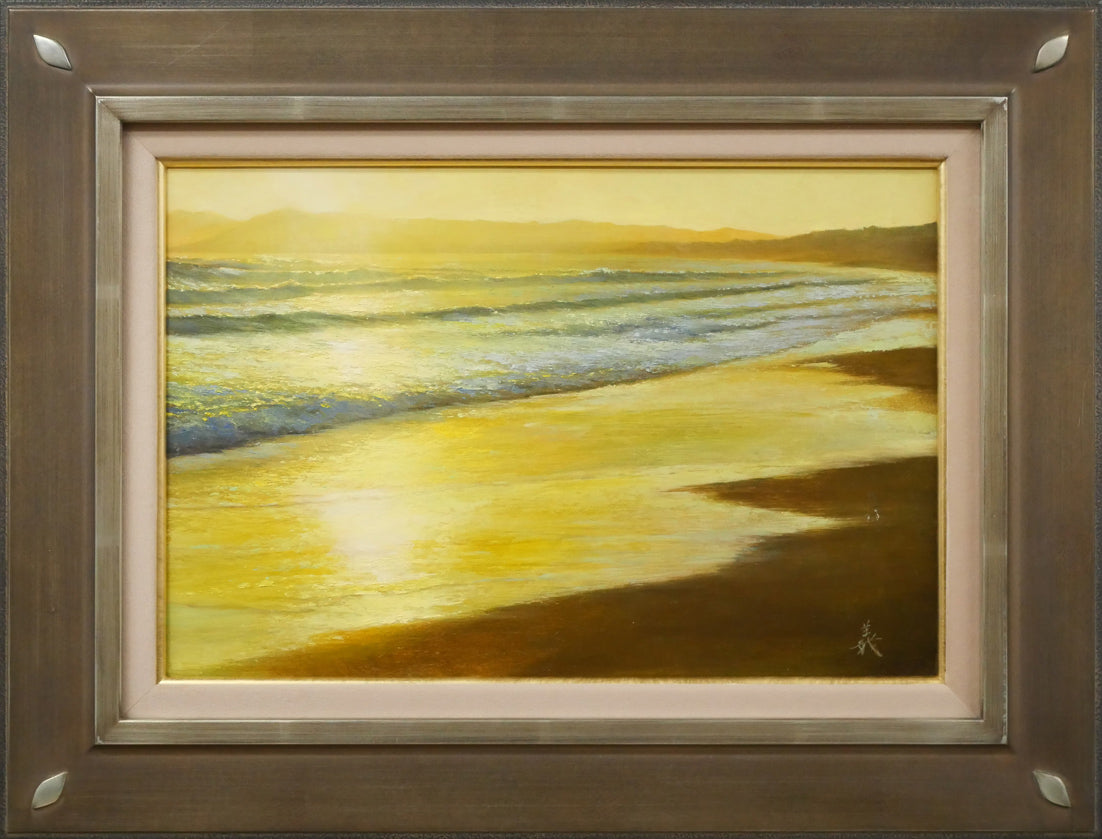 田中亜木男「早春パリ」油絵・F3号 絵画買取・販売の小竹美術