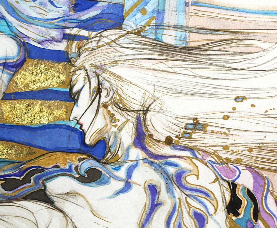 天野喜孝「飛天Vデラックス」ジクレ版画 絵画買取・販売の小竹美術