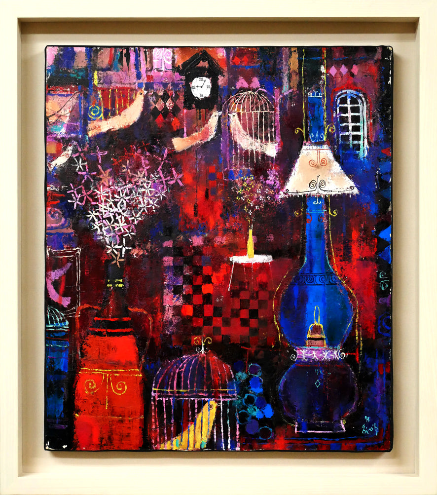 立川広己 薔薇 絵画 油絵 立川広己 『バラ』 油彩画 - 北海道画廊