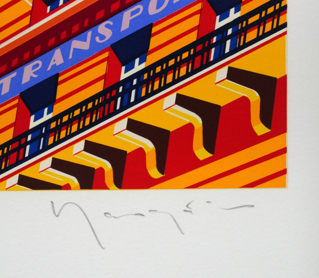 山形博導（ヒロヤマガタ）「凧（カイト）」シルクスクリーン版画 絵画