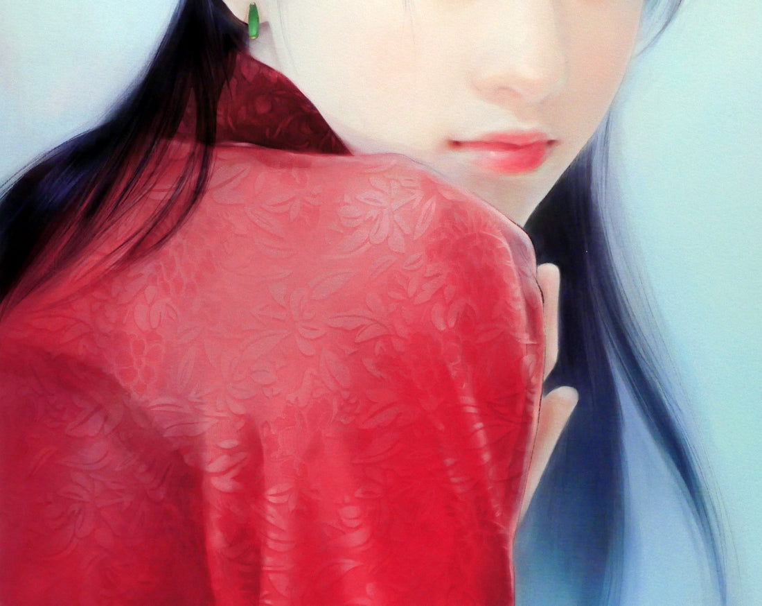 平凡&陳淑芬(コモン&チェン・シュウフェン)「未練」ジクレ+手彩 絵画