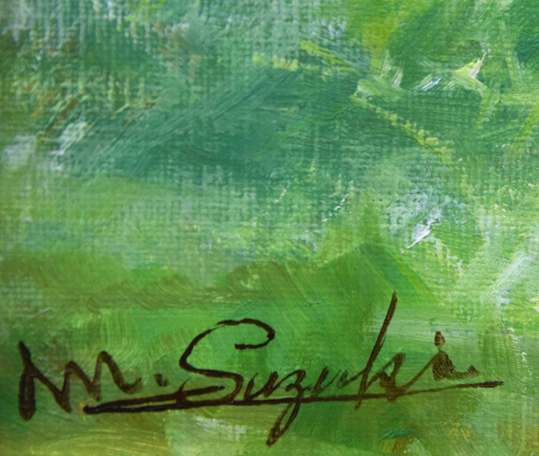 鈴木政輝「馬」油絵・F4号 絵画買取・販売の小竹美術