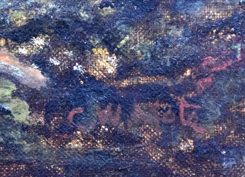 ジョージ W モート（GEORGE WILLIAM MOTE）「群れを気遣う羊飼い（19