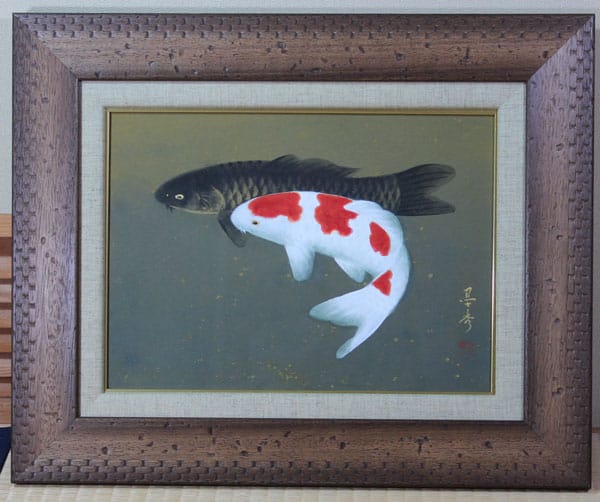 双鯉｜新・古美術 高美堂（こうびどう）｜掛軸販売・通販・買取｜骨董