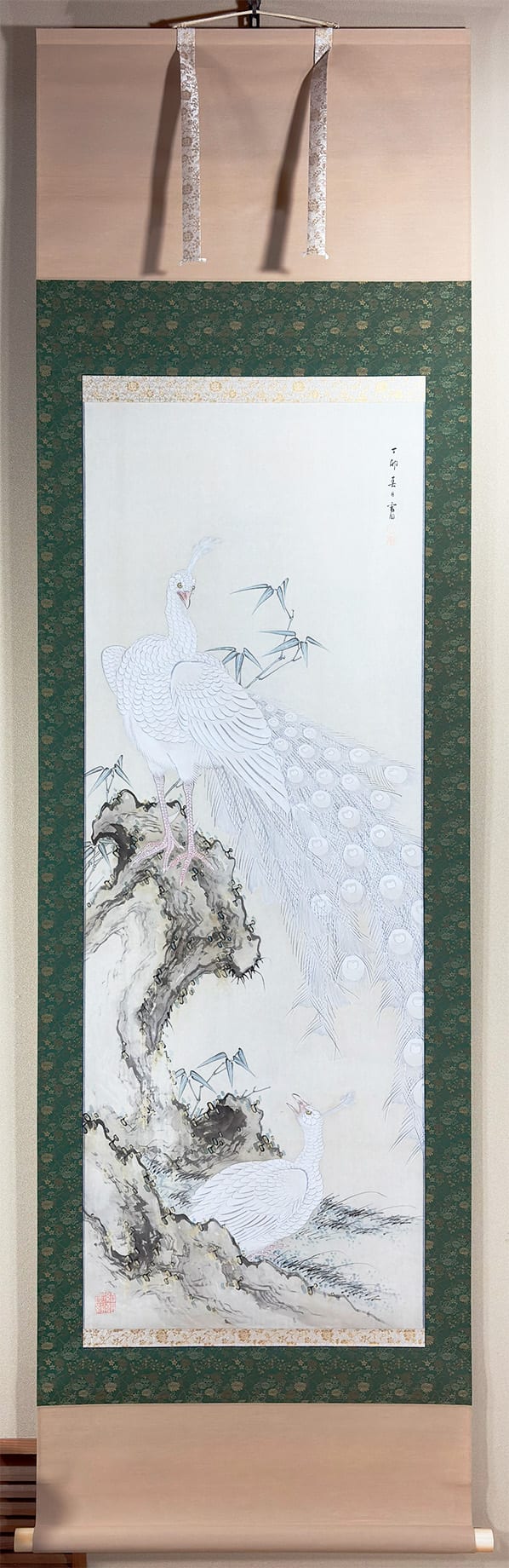 白孔雀｜新・古美術 高美堂（こうびどう）｜掛軸販売・通販・買取