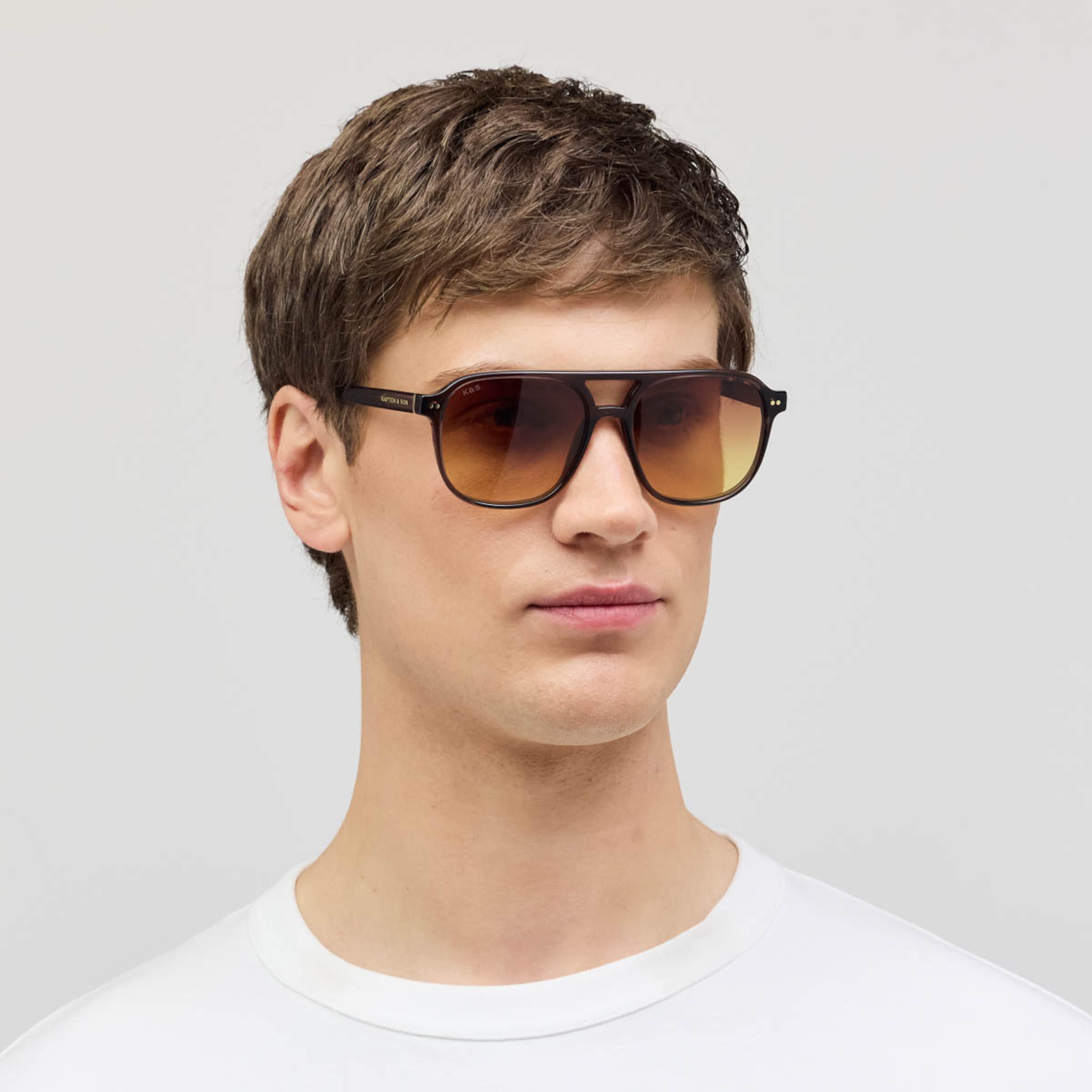 Zurich Oversize Mocha Gradient Brown – Sunglasses | Kapten & Son