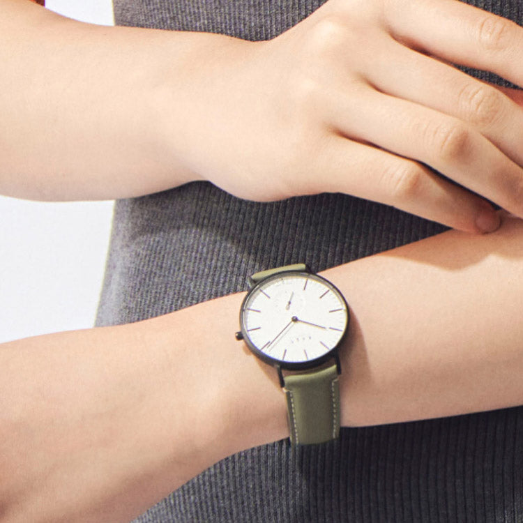 Knot S18-TAG-KH 時計ベルト バンド 防水 オールガードレザー 18mm