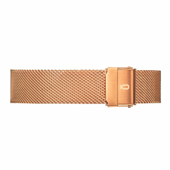 Knot MS-18SVRG 時計ベルト バンド ステンレス 18mm シルバー ローズ