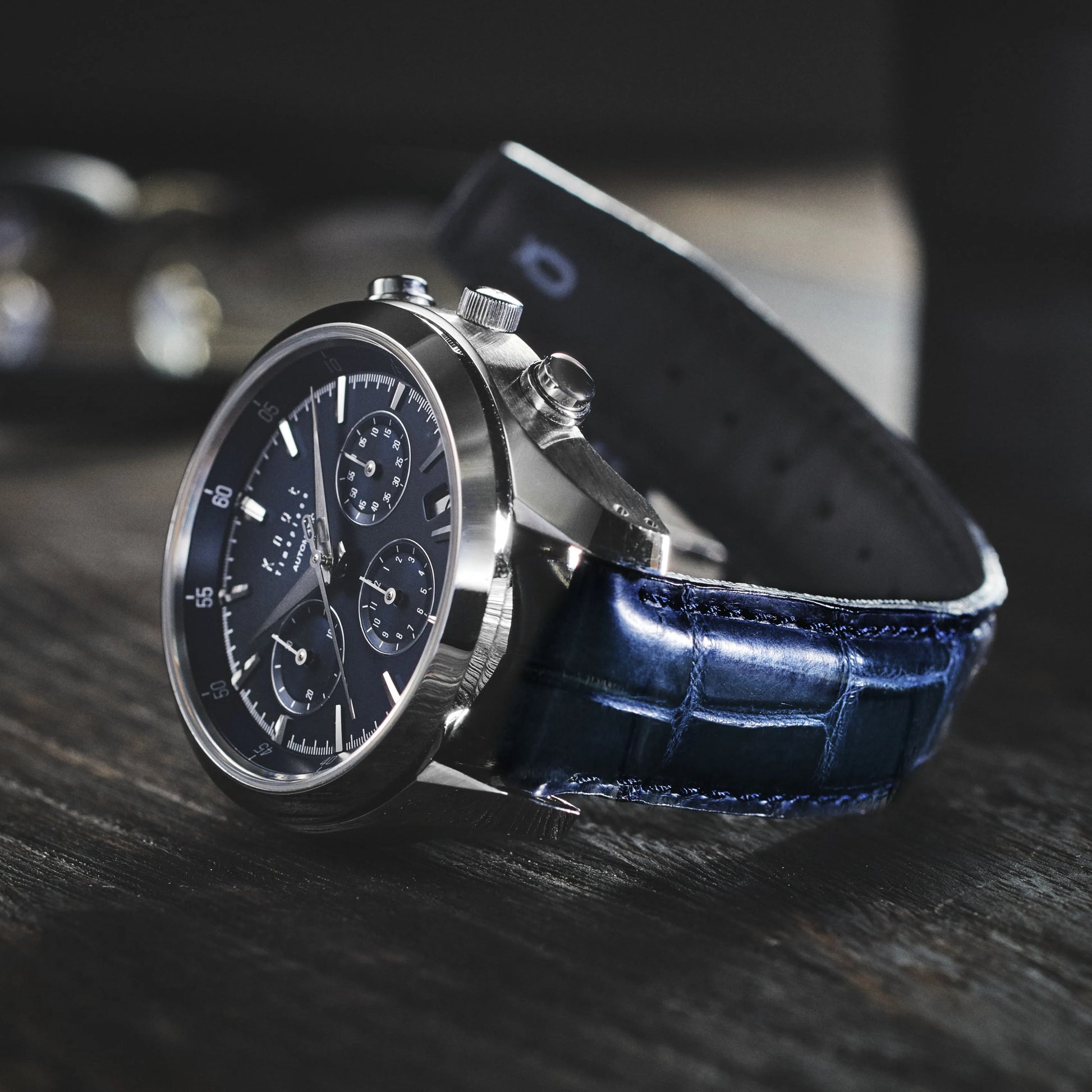 Knot S18-SFC-PBR 時計ベルト バンド パティーヌ仕上げ クロコダイル