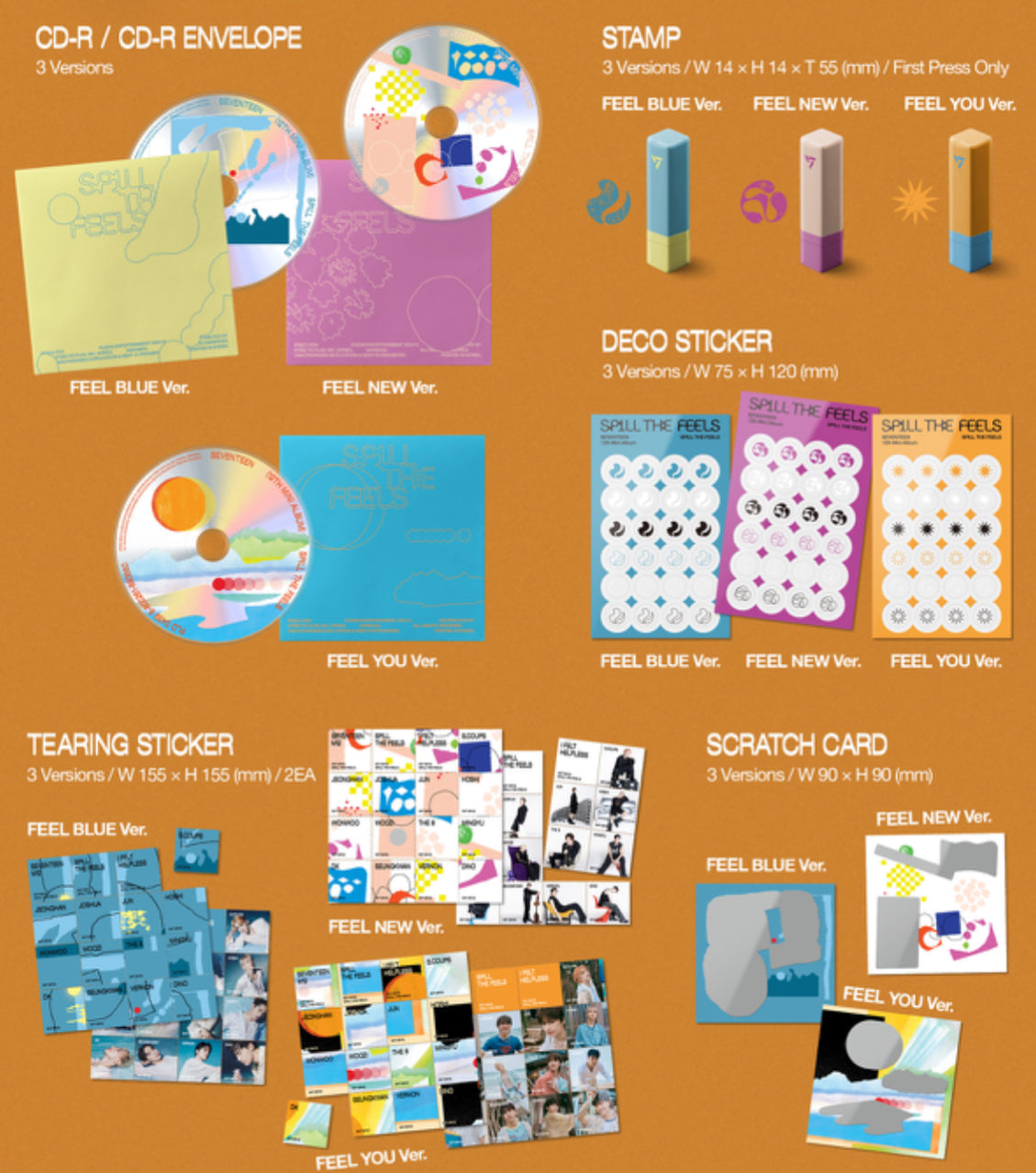 SEVENTEEN - Spill The Feels 12th Mini Album – K-STAR