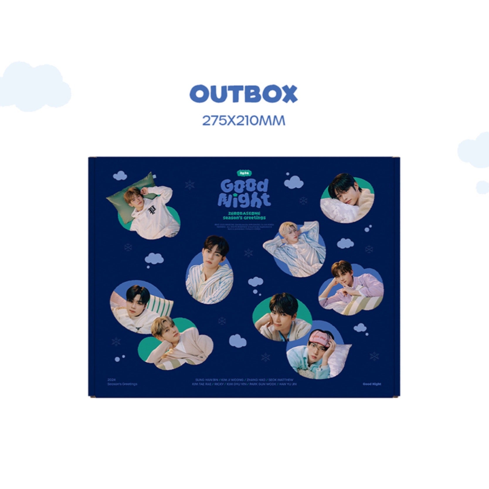 ZEROBASEONE ZB1 - GOOD NIGHT Official 2024 Season's Greetings – K-STAR