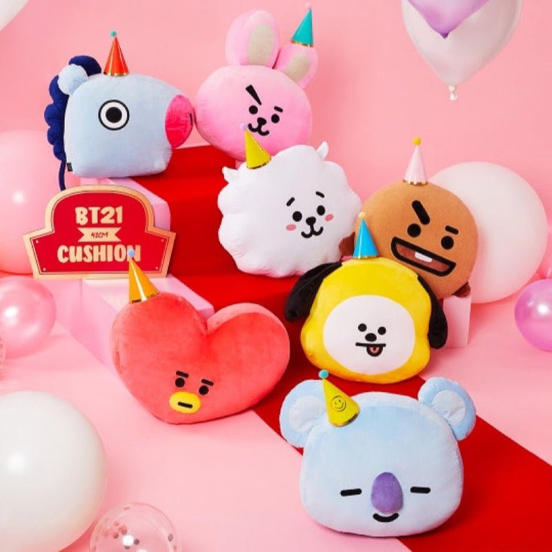 LINE X BT21] BT21 Official 42cm Cushion – K-STAR