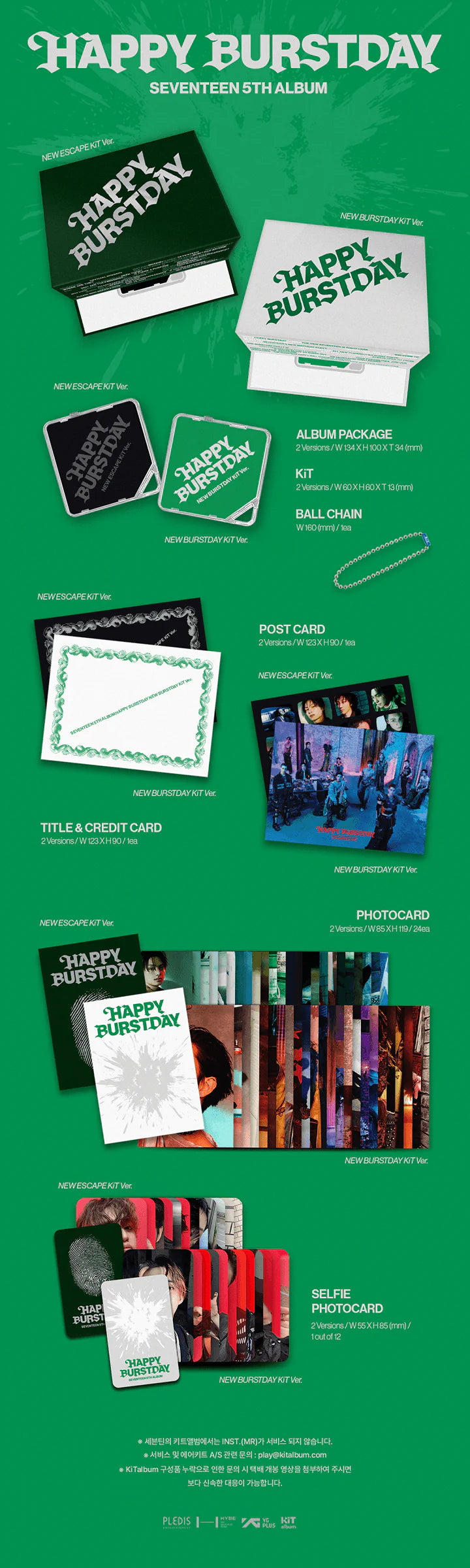 SEVENTEEN - HAPPY BURSTDAY (KiT Ver.) – K Stars