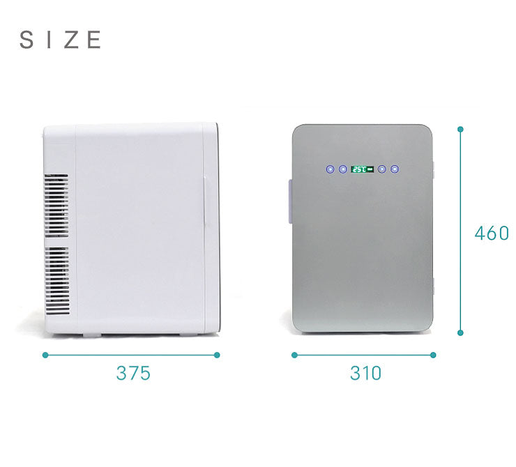 ベルソス VERSOS 24Lダブルペルチェ冷温庫 ホワイト 冷温庫 冷蔵庫