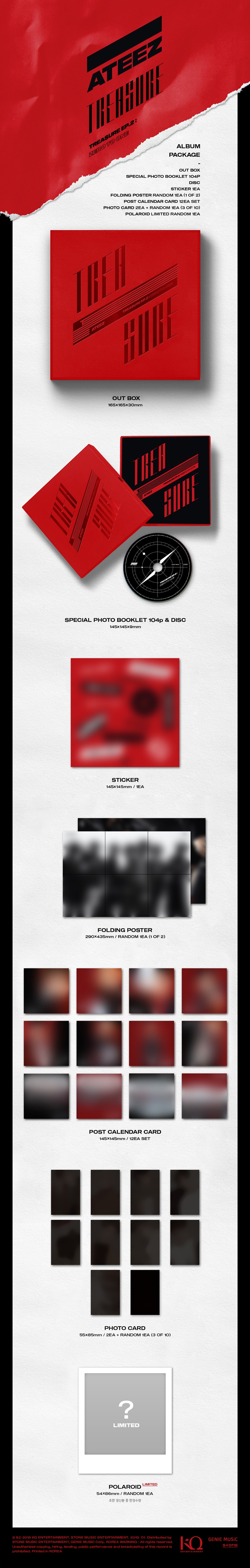 ATEEZ ホンジュン TREASURE EP.2 ZERO TO ONE Amazon.com: Treasure EP