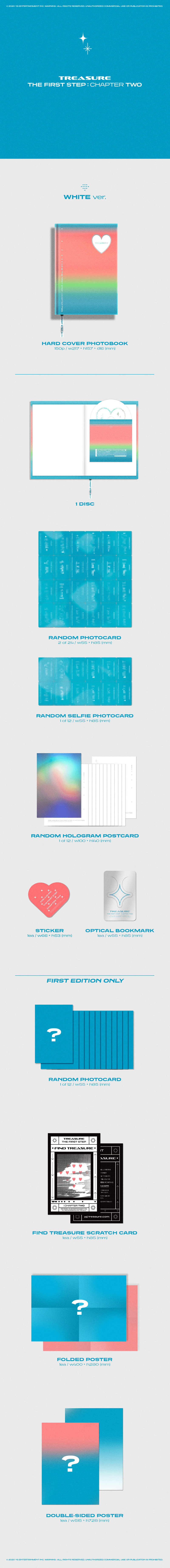 TREASURE THE FIRST STEP : CHAPTER TWO 2ND SINGLE ALBUM [FREE