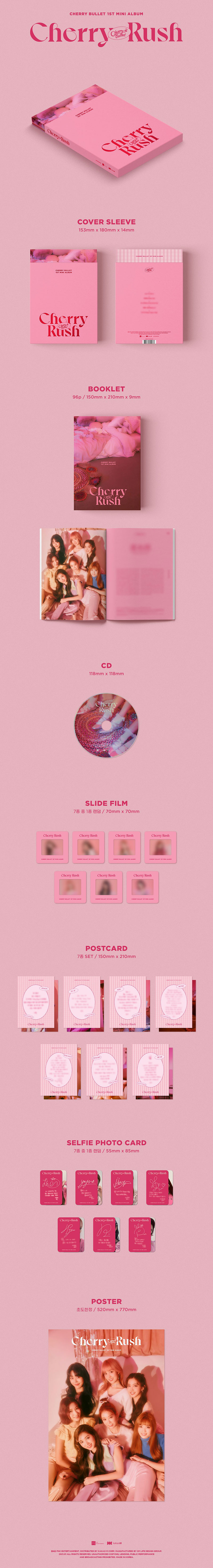 CHERRY BULLET CHERRY RUSH 1ST MINI ALBUM - Kpop USA
