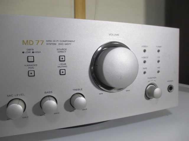 SONY MD 77 プリメインアンプ TA-MS77 SONY MD 77 プリメインアンプ TA